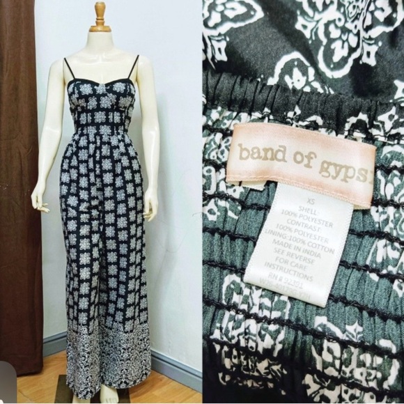 Band of Gypsies wide leg jumpsuit - Picture 3 of 15